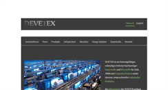 Desktop Screenshot of devetex.com