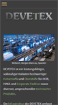 Mobile Screenshot of devetex.com